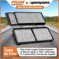 1 Piece Fram Cabin Air Filter - CF10218-2 Height 22mm Length 236mm Width 101mm