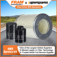Fram Oil Air Fuel Filter Service Kit FSA35 Excellent Filtration Convenient Pack