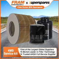 Fram Oil Air Fuel Filter Service Kit FSA28 Excellent Filtration Convenient Pack