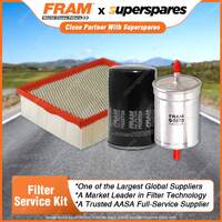 Fram Filter Service Kit Oil Air Fuel for Audi A4 B7 B6 2.0 2001-2008