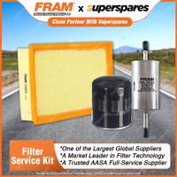 Fram Filter Service Kit Oil Air Fuel for Ford Focus LS 06/2005-2007
