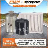 Fram Filter Service Kit Oil Air Fuel for Ford Ltd BA BF Territory SY 03-08