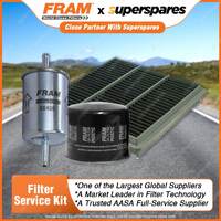 Fram Filter Service Kit Oil Air Fuel for Great Wall X240 07/2009-On
