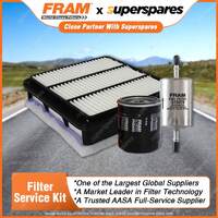 Fram Filter Service Kit Oil Air Fuel for Holden Rodeo RA Y24SE C24SE Colorado RC