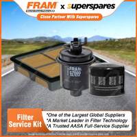 Fram Filter Service Kit Oil Air Fuel for Honda Civic EK D16Y5 EM EK Crv RD