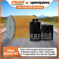Fram Filter Service Kit Oil Air Fuel for Kia K2700 TU 10/2002-01/2005