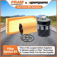Fram Filter Service Kit Oil Air Fuel for Mercedes Benz Ml270D W163 CDi 2000-2005