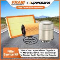 Fram Filter Service Kit Oil Air Fuel for Mercedes Benz Viano W639 CDi 2005-2011