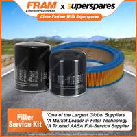Fram Filter Service Kit Oil Air Fuel for Nissan 720 King Cab Pick-Up SD23 SD25