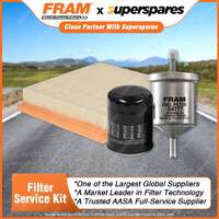 Fram Filter Service Kit Oil Air Fuel for Nissan Micra K11 06/1995-1998