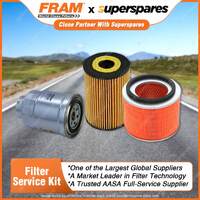 Fram Filter Service Kit Oil Air Fuel for Nissan Patrol GU III IV ZD30D II ZD30