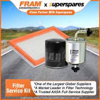 Fram Filter Service Kit Oil Air Fuel for Nissan Bluebird U13 Skyline Pulsar N15