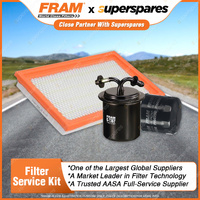 Fram Filter Service Kit Oil Air Fuel for Subaru Forester SG9 Impreza WRX 168kW