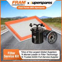 Fram Filter Service Kit Oil Air Fuel for Subaru Forester SG9 Impreza WRX 168kW