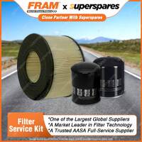 Fram Filter Service Kit Oil Air Fuel for Toyota Dyna HU50 Coaster Landcruiser