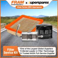 Fram Filter Service Kit Oil Air Fuel for Ford Laser KC KE B6-B B6-T Tx3 Meteor