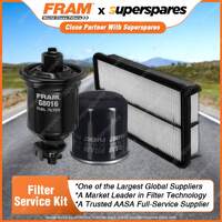 Fram Filter Service Kit Oil Air Fuel for Toyota Rav 4 SXA10 SXA11