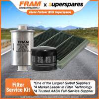 Fram Filter Service Kit Oil Air Fuel for Mitsubishi Magna TR TS KR KS