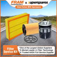 Fram Filter Service Kit Oil Air Fuel for Mercedes Benz Vito 108 W638 112 W638