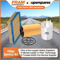 Fram Filter Service Kit Oil Air Fuel for Benz C240 C280 W202 Clk320 C208 Ml500