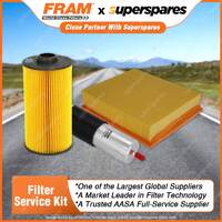 Fram Filter Service Kit Oil Air Fuel for BMW 535I 540I 730Il 735I 740Il 840Ci