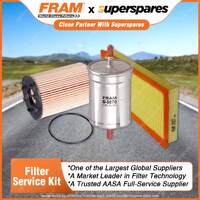 Fram Filter Service Kit Oil Air Fuel for Volkswagen Bora 1J Golf Mk IV R32