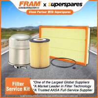 Fram Filter Service Kit Oil Air Fuel for Mercedes Benz Vito 115 W639 W639