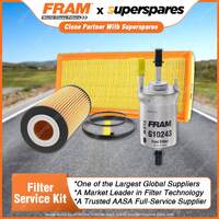 Fram Filter Service Kit Oil Air Fuel for Audi A3 8P 2.0 FSI BLY 2004-2006