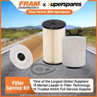 Fram Filter Service Kit Oil Air Fuel for Volkswagen Caddy Maxi Life Van 2K
