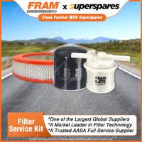 Fram Filter Service Kit Oil Air Fuel for Mazda 626 CB2MS B2000 1981-1987