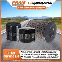 Fram Filter Service Kit Oil Air Fuel for Isuzu Elf 250 NPR57L Nkr150 NKR58