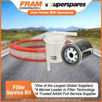 Fram Filter Service Kit Oil Air Fuel for Toyota Corolla AE80 AE82 1985-1989
