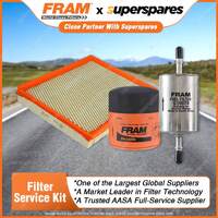 Fram Filter Service Kit Oil Air Fuel for Holden Berlina Calais Commodore VT VTII