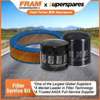 Fram Filter Service Kit Oil Air Fuel for Jeep Renegade Wagoneer 1981-1982