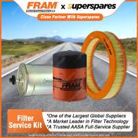 Fram Filter Service Kit Oil Air Fuel for Holden Berlina Calais Commodore VL