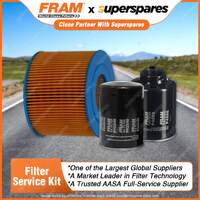 Fram Filter Service Kit Oil Air Fuel for Daihatsu Delta V54 V57 V58 1984-2003
