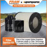 Fram Filter Service Kit Oil Air Fuel for Hino Dutro 8500 XZU424 XZU434 2003-2007
