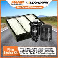 Fram Filter Service Kit Oil Air Fuel for Mitsubishi Lancer Mirage CE 4G15 4G93