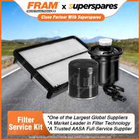 Fram Filter Service Kit Oil Air Fuel for Toyota Camry MCV20R V6 3L 00-02