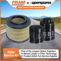Fram Filter Service Kit Oil Air Fuel for Ford Ranger PJ WE-AT PK WL-AT