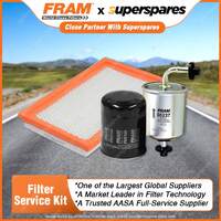 Fram Filter Service Kit Oil Air Fuel for Nissan Nx - Nxr B13 Skyline R33