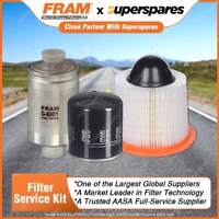Fram Filter Service Kit Oil Air Fuel for Ford Fairmont Falcon BA BF Fpv Gt-P BA