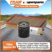 Fram Filter Service Kit Oil Air Fuel for Volkswagen Multivan Transporter T5 400