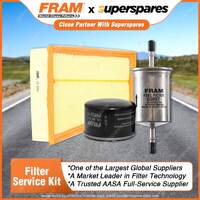 Fram Filter Service Kit Oil Air Fuel for Renault Megane X84 X84T II 2003-2010