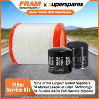 Fram Filter Service Kit Oil Air Fuel for Isuzu Npr250 Npr300 NPR71 2000-2003