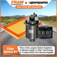 Fram Filter Service Kit Oil Air Fuel for Hyundai Excel X3 01/1994-2000