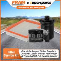 Fram Filter Service Kit Oil Air Fuel for Hyundai Sonata EF G4JPV G6BV