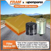 Fram Filter Service Kit Oil Air Fuel for Audi A4 B5 2.8 Qt A6 C4 C5