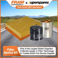 Fram Filter Service Kit Oil Air Fuel for Audi A6 Allroad C5 S4 B5 Qt