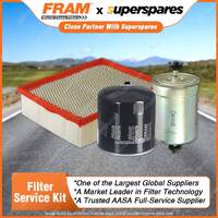 Fram Filter Service Kit Oil Air Fuel for Audi A4 B6 2.4 07/2001-2005